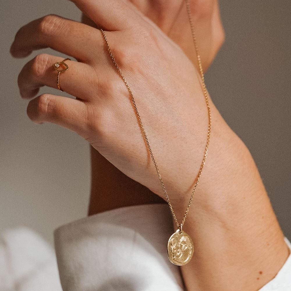 Collier Soror (plaqué or)
