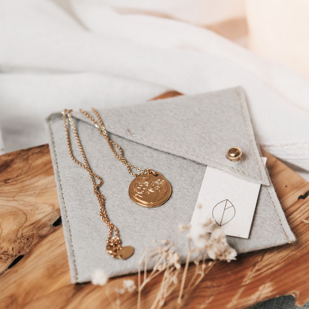 Collier Soror (plaqué or)