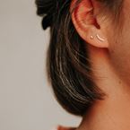 Boucle d'oreille Lila (argent 925)