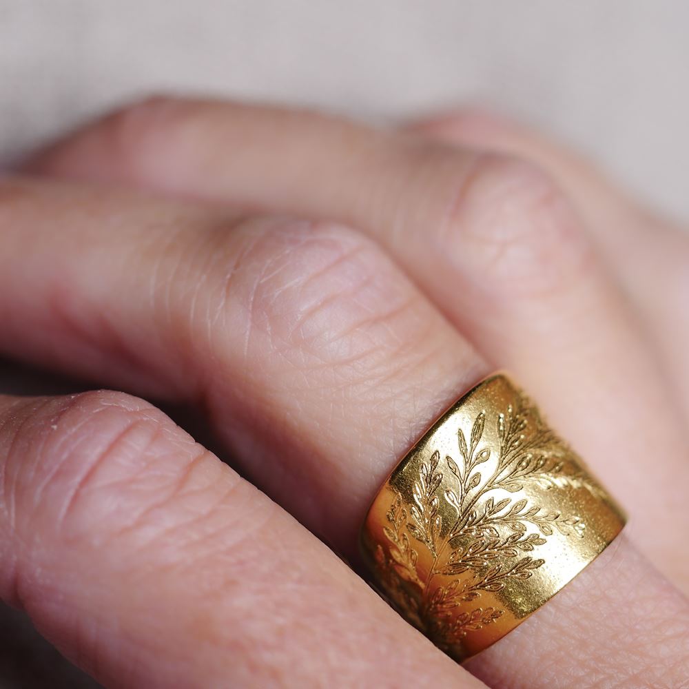 Ring Pachamama (18 k goud)