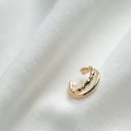 Bijou d'oreille Marie-Antoinette (plaqué or)