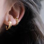 Bijou d'oreille Marie-Antoinette (plaqué or)