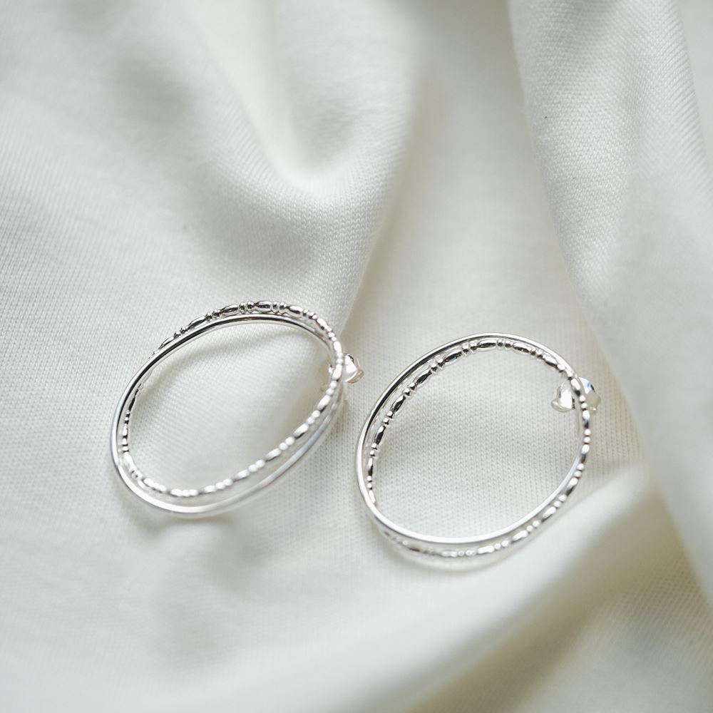 Boucles d'oreilles Marie-Lou (argent)