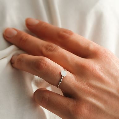 Bague anneau personnalisable plaqué or ou argent ♣︎ Gag and Lou