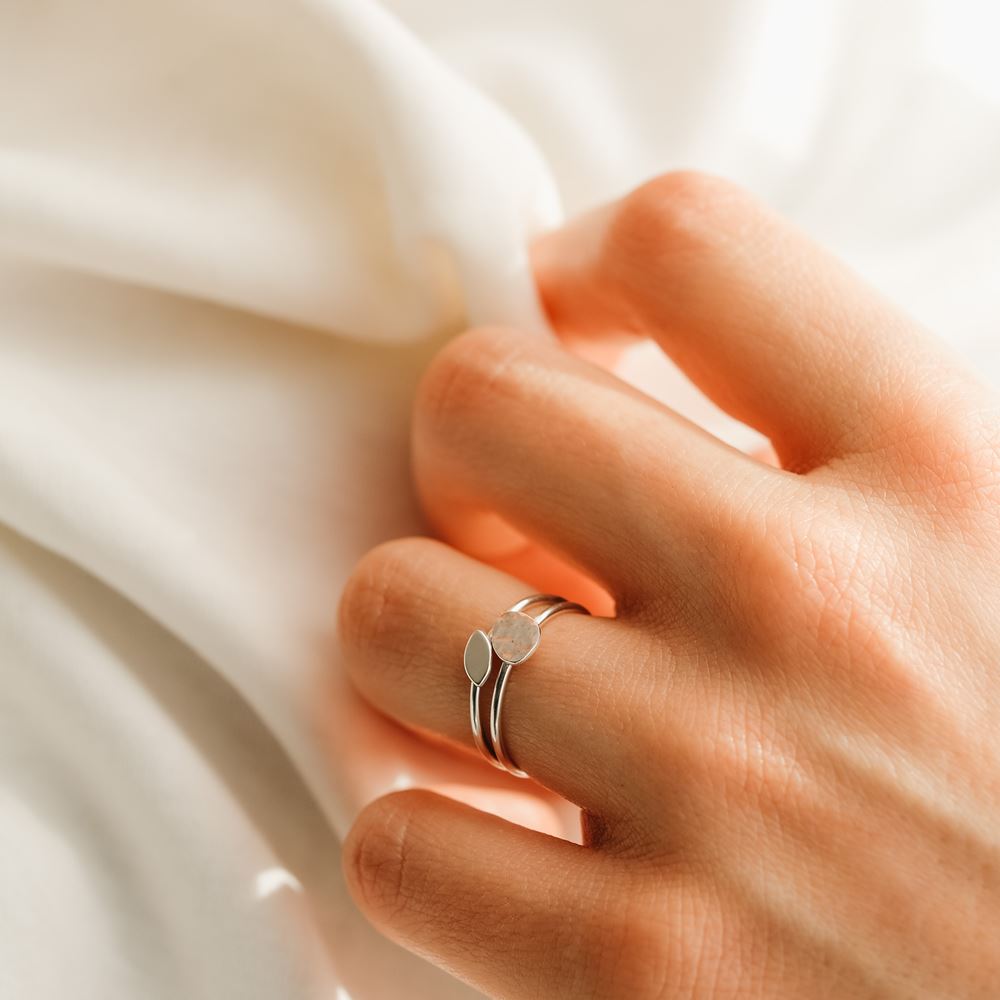 Ring Love letter n°2 (zilver 925)