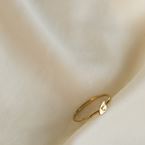 Bague Lettre d'amour n°1 (plaqué or)