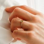 Ring Love letter n°2 (verguld)