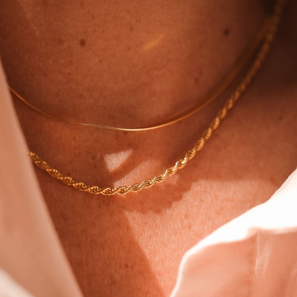 Collier Pilar (plaqué or)
