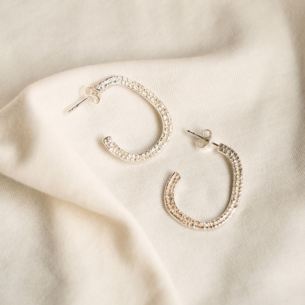 Kleine creolen Imani (zilver 925)