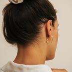 Petites créoles Imani (plaqué or)