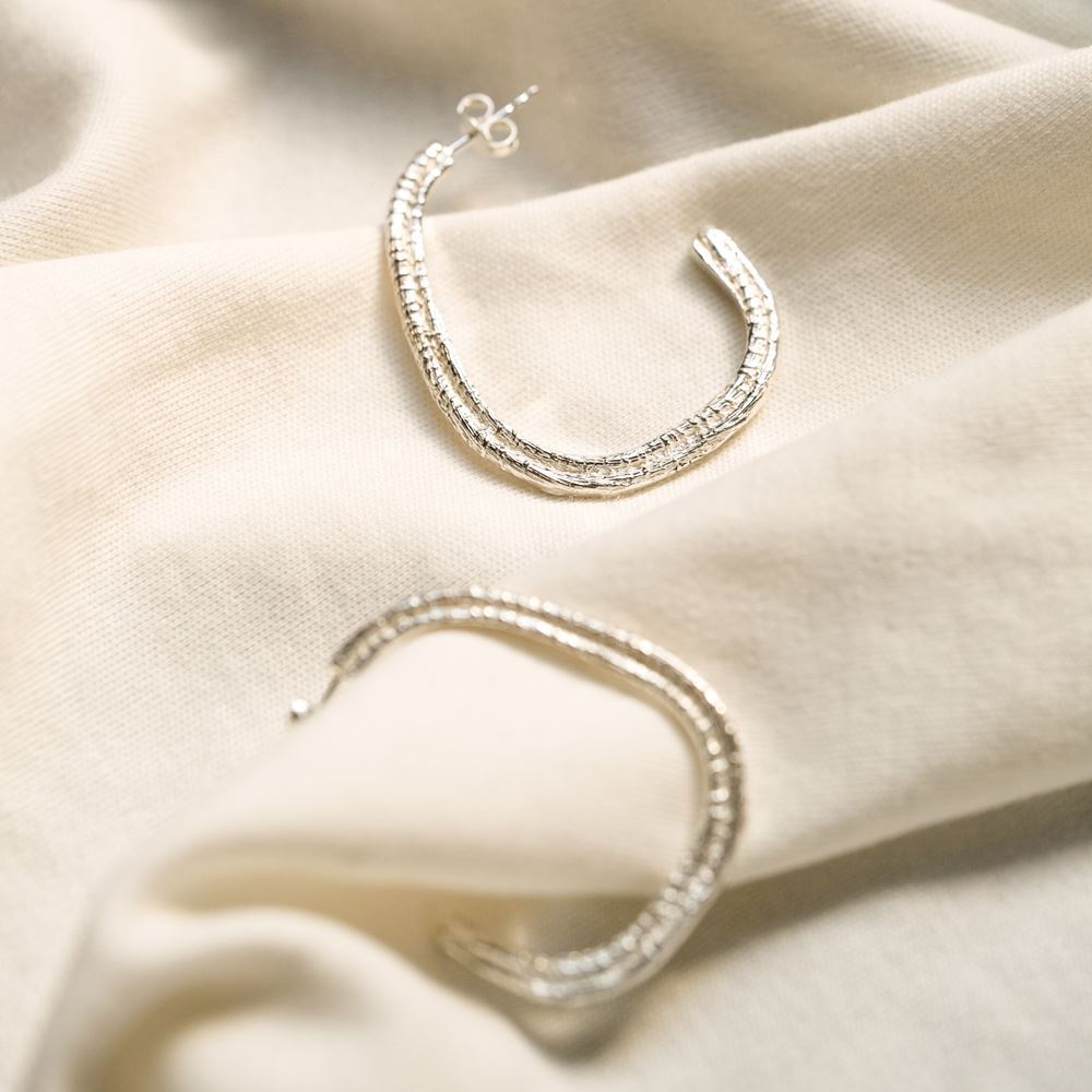 Grandes créoles Imani (argent 925)