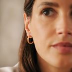 Kleine creolen Najima (verguld)