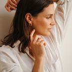 Kleine creolen Najima (verguld)