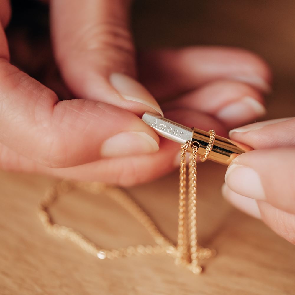 Halsketting "La Messagère" (18k goud)