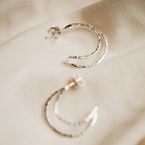 Boucles d'oreilles Célestine (argent 925)