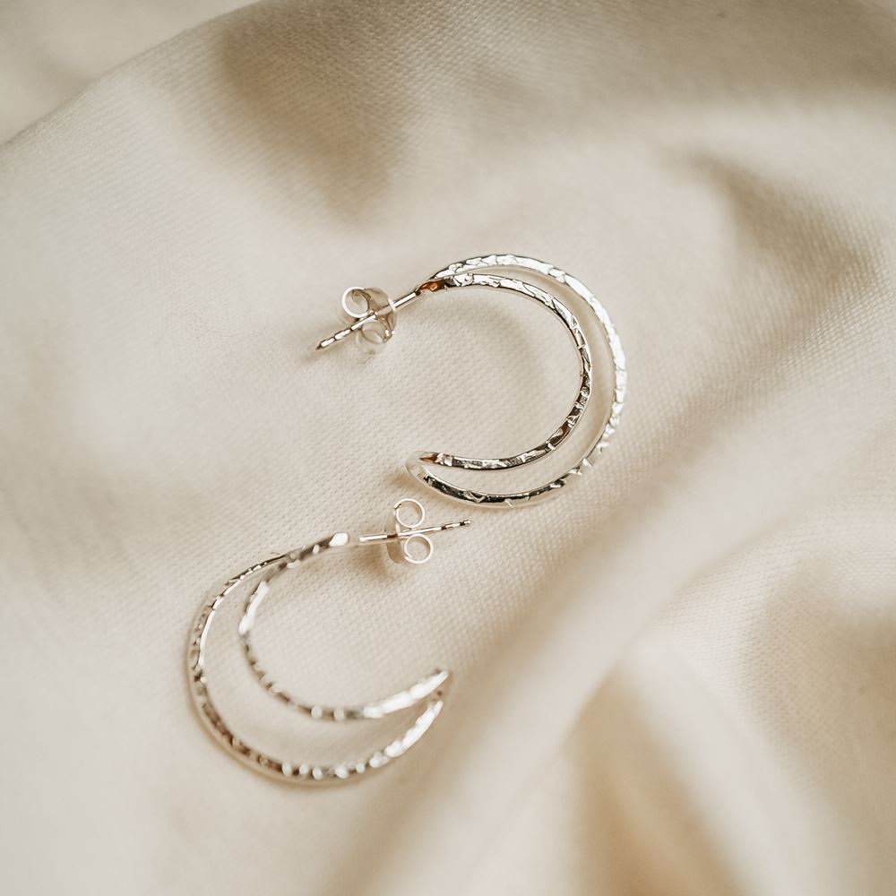 Boucles d'oreilles Célestine (argent 925)